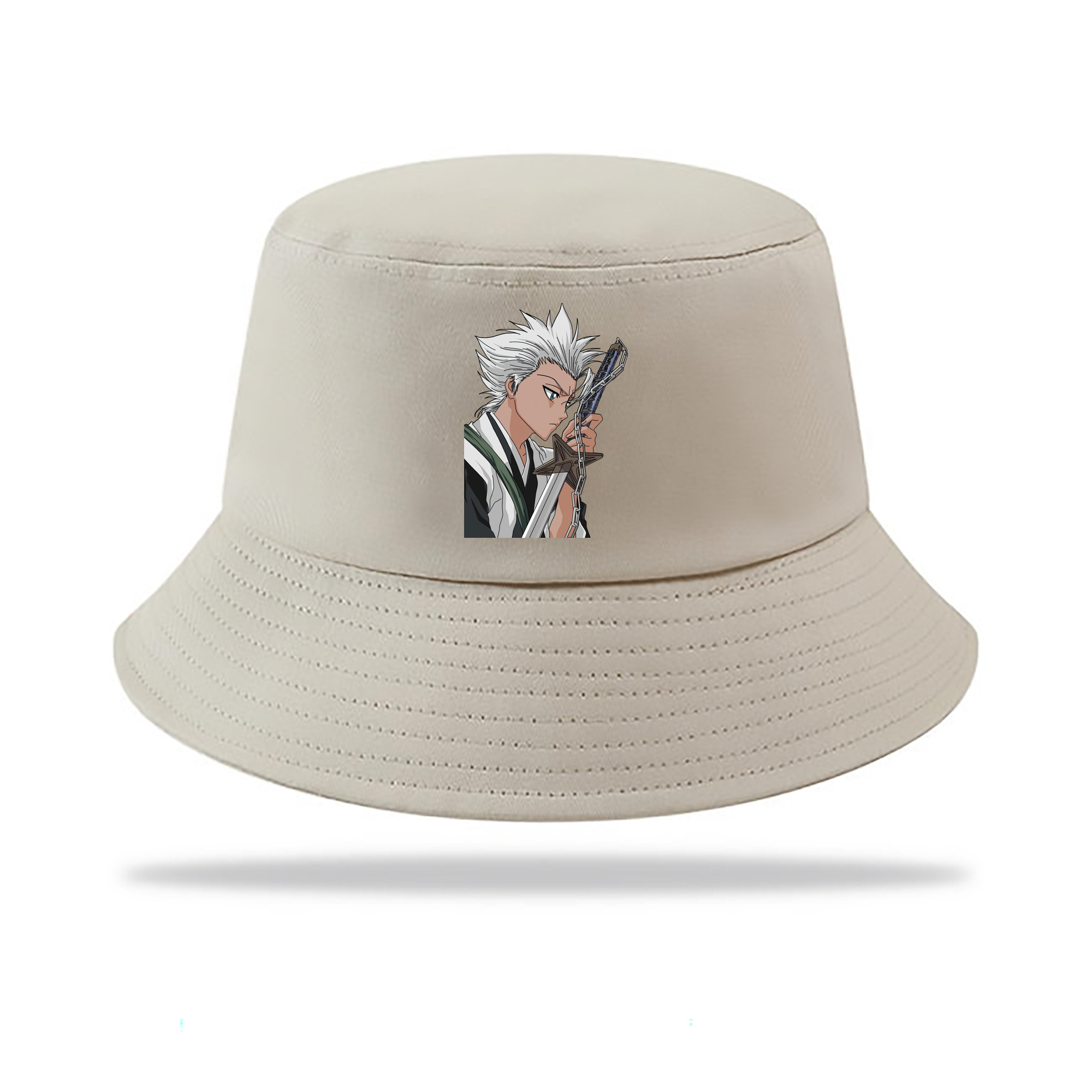 （画像用） ブリーチ 日番谷冬獅郎（ひつがや とうしろう） BLEACH Hitsugaya Toushirou アウトドア日除けバケットハット